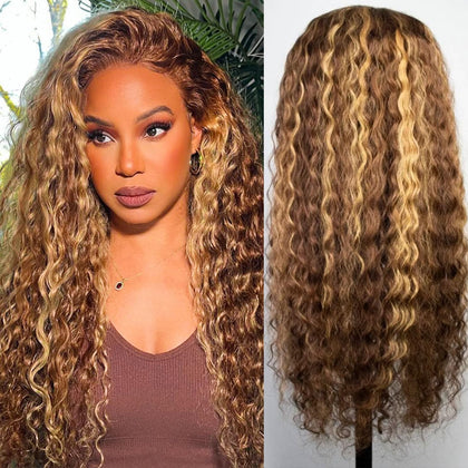 Chesma front packaged wig showing natural hairline and instant wear benefit