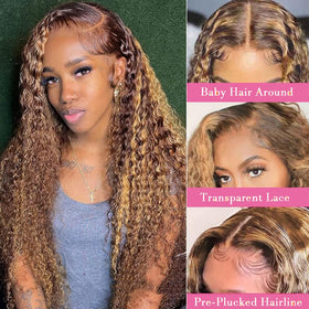 Chesma honey blonde ombre color detail showcasing multi-tonal dimension benefit