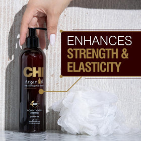 CHI close-up of creamy conditioner texture illustrating smooth moisture