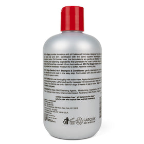 CHI bottle placed on bathtub edge in grooming setting for ease of use