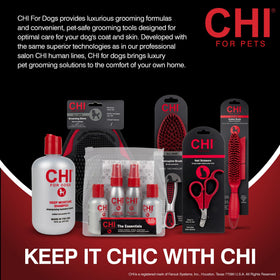 CHI silk milk soy proteins visual highlighting nourishing coat benefits