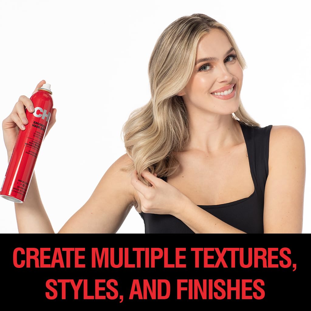 CHI can on salon shelf conveying professional-grade styling product