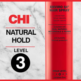 CHI lightweight mist closeup demonstrating fine texture and natural finish
