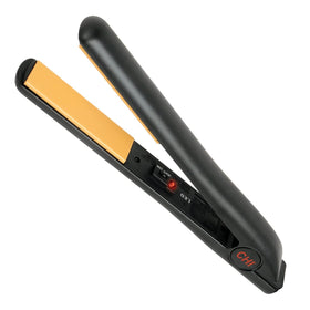 CHI flat iron front view showing slim 1 inch plates and ergonomic body for precise styling