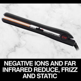 CHI flat iron in hand demonstrating lightweight design and comfortable control for long sessions