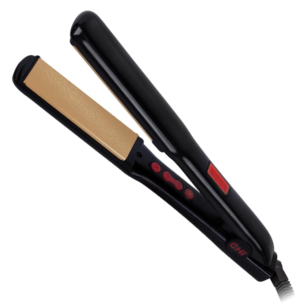 CHI G2 flat iron front view showing slim ergonomic body and hinge for reliable control