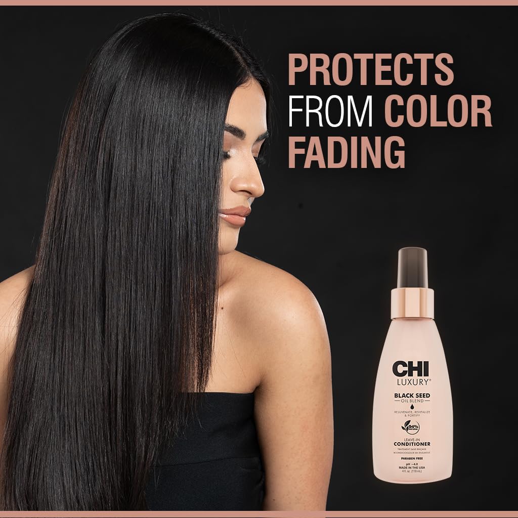 CHI-treated hair after use showing smoother strands and enhanced shine