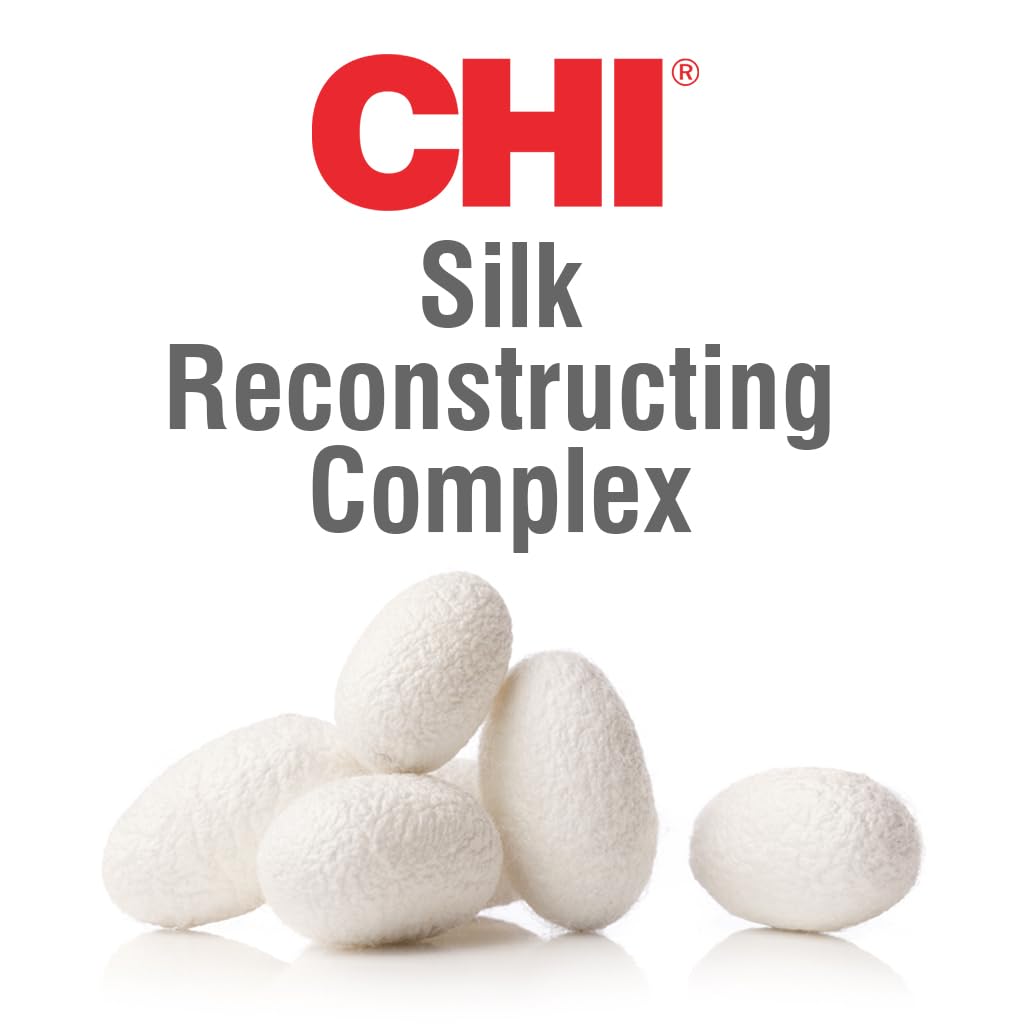 CHI pump and label close-up highlighting ingredients and directions