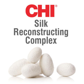 CHI pump and label close-up highlighting ingredients and directions