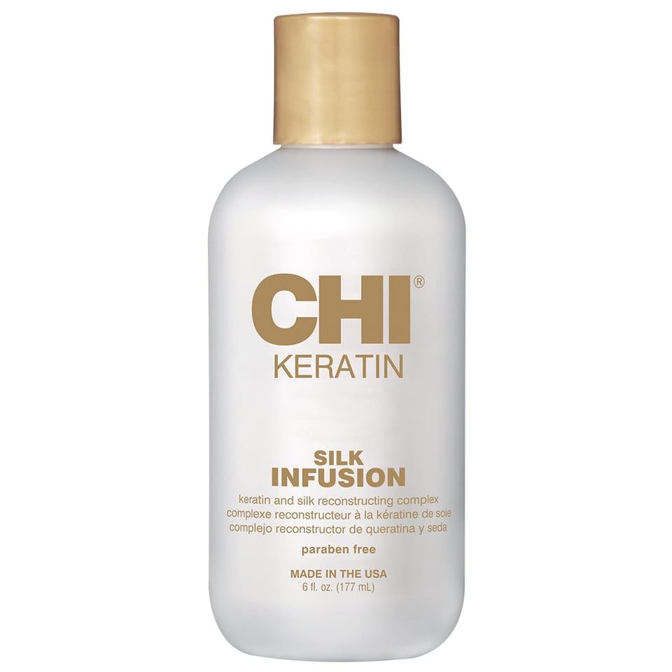 CHI bottle front packaging showing label and serum benefits