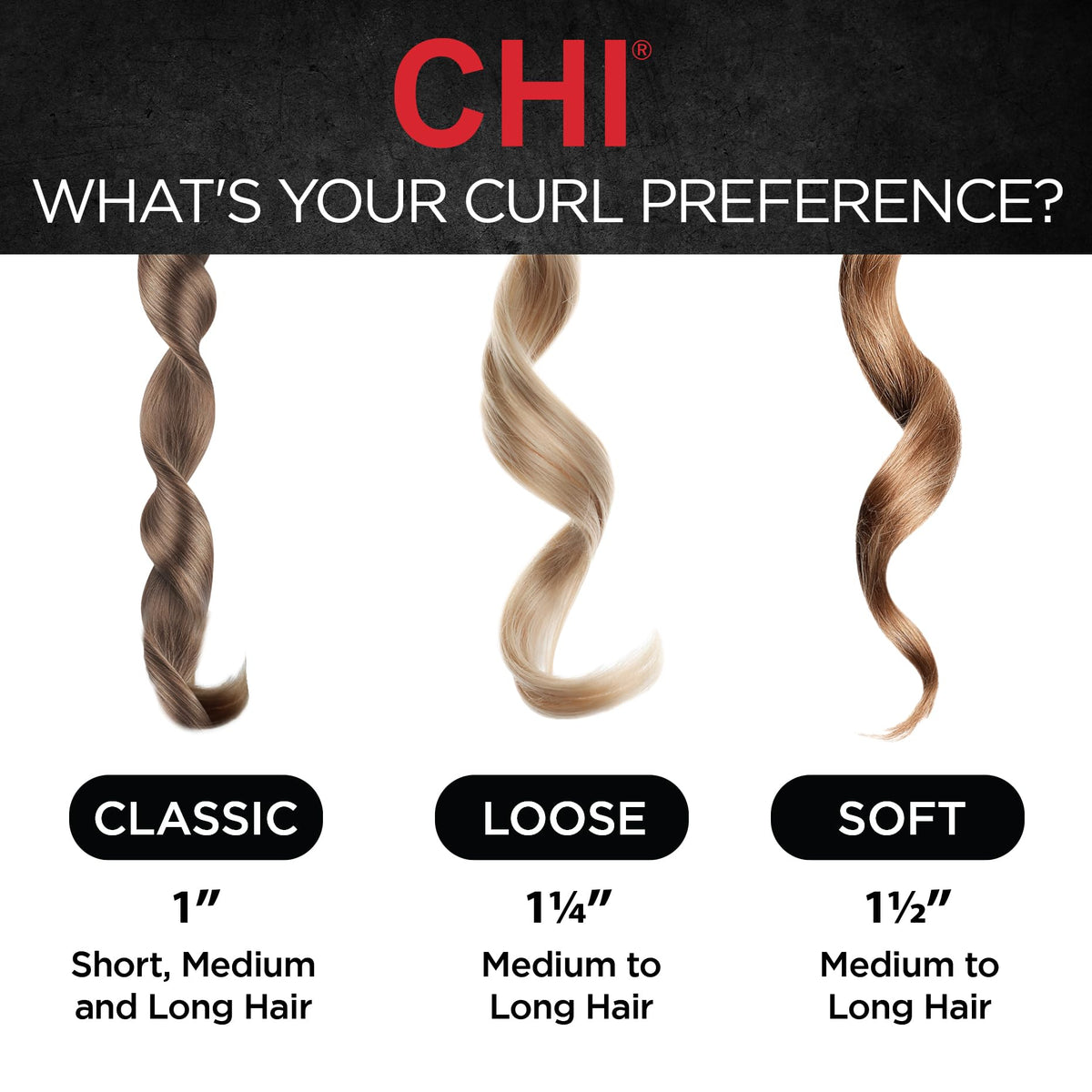 CHI onyx black flat iron on bathroom counter for everyday salon-quality styling