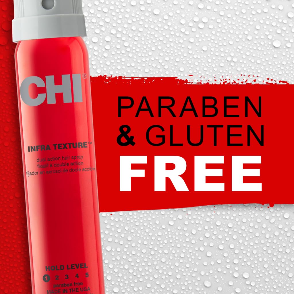 CHI lifestyle image of styled hair outdoors showing lasting shine benefit