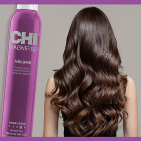 CHI magnified volume in use on blowout adding lift and natural movement benefit