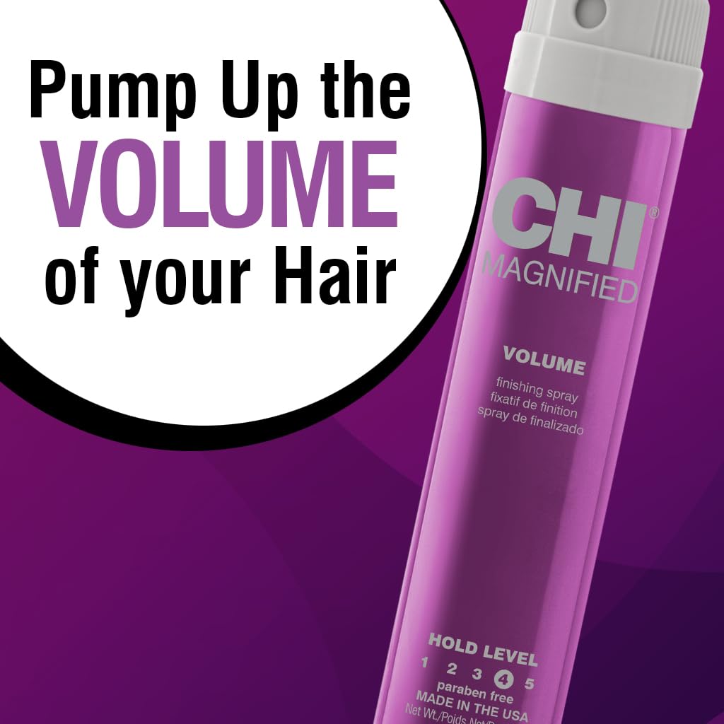 CHI spray texture on styled hair adding body and natural movement