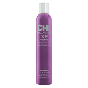 CHI Magnified Volume XF front packaging showing can and label benefit