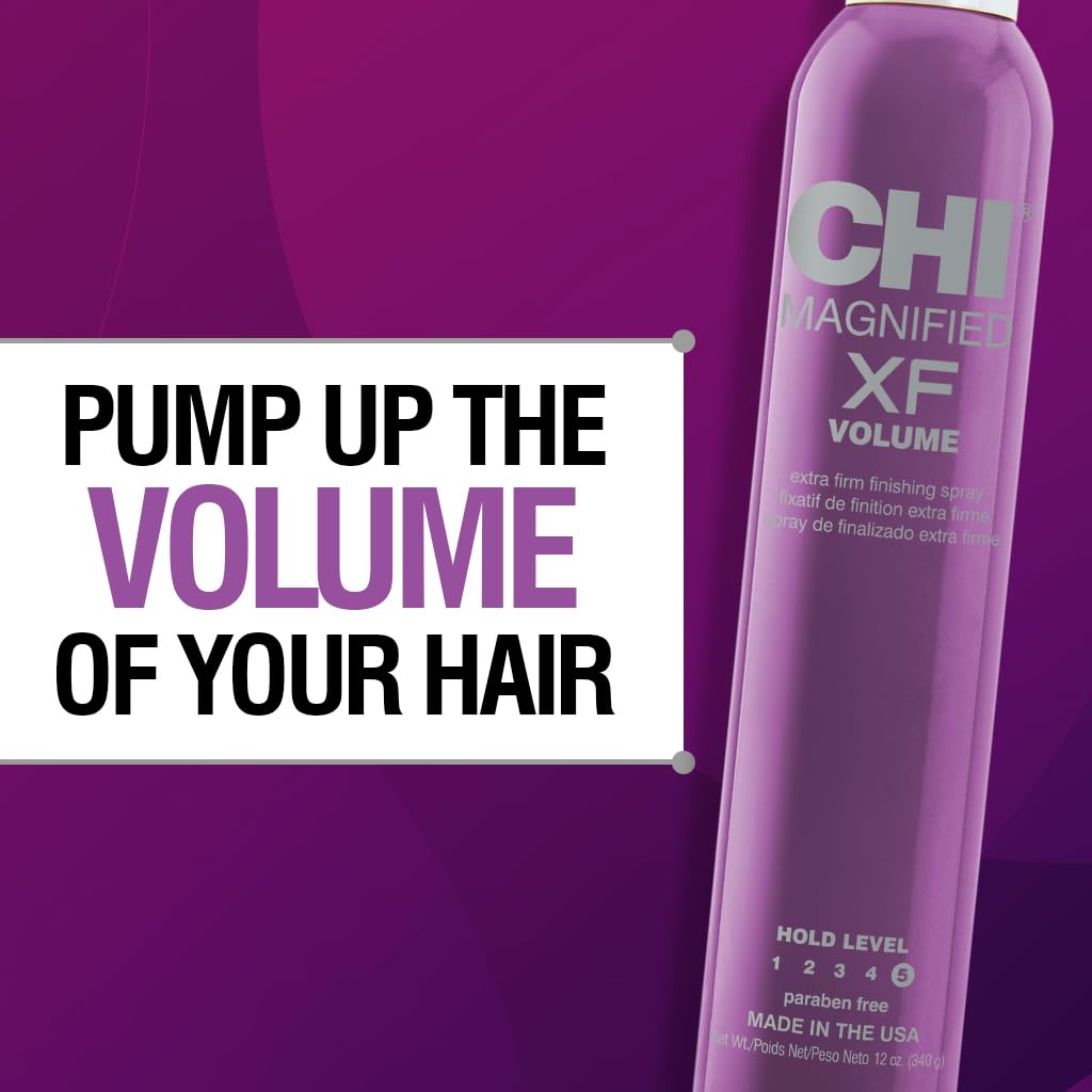 CHI 12 oz can next to common items to display size and travel readiness