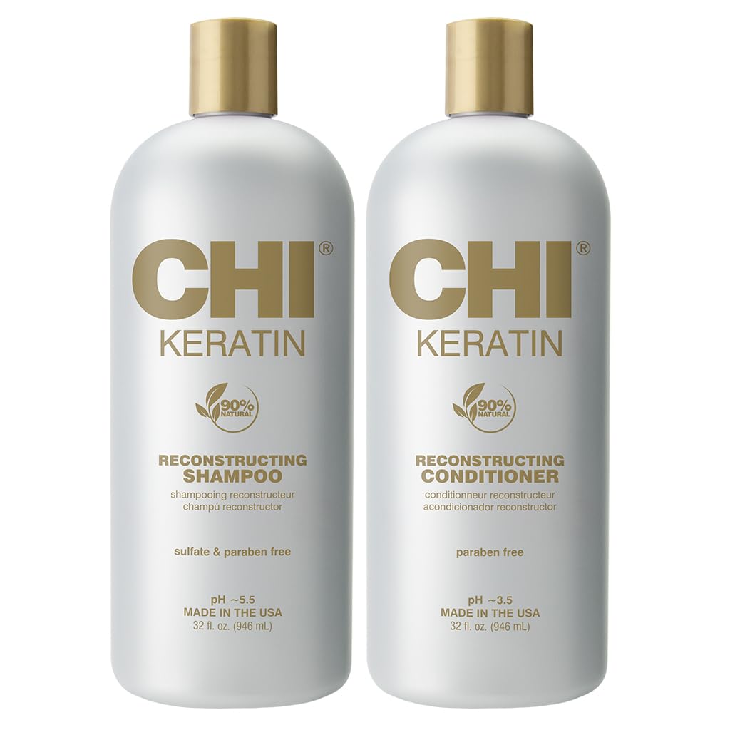 CHI front packaging showing both shampoo and conditioner for easy identification and hydration