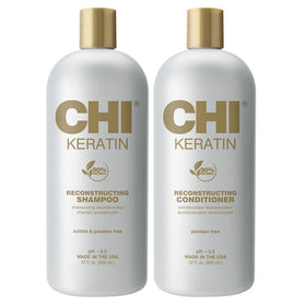 CHI front packaging showing both shampoo and conditioner for easy identification and hydration