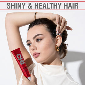 CHI before and after styling results, defines texture and natural movement