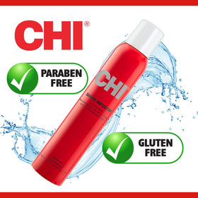 CHI texture detail on hair strand demonstrating smooth, reflective finish