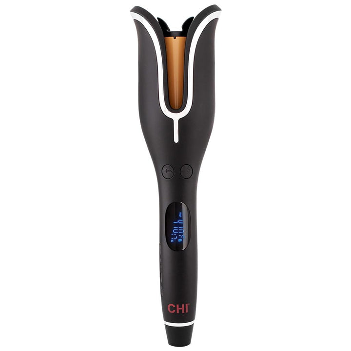 CHI Spin N Curl front view showing ergonomic handle and chamber for easy styling
