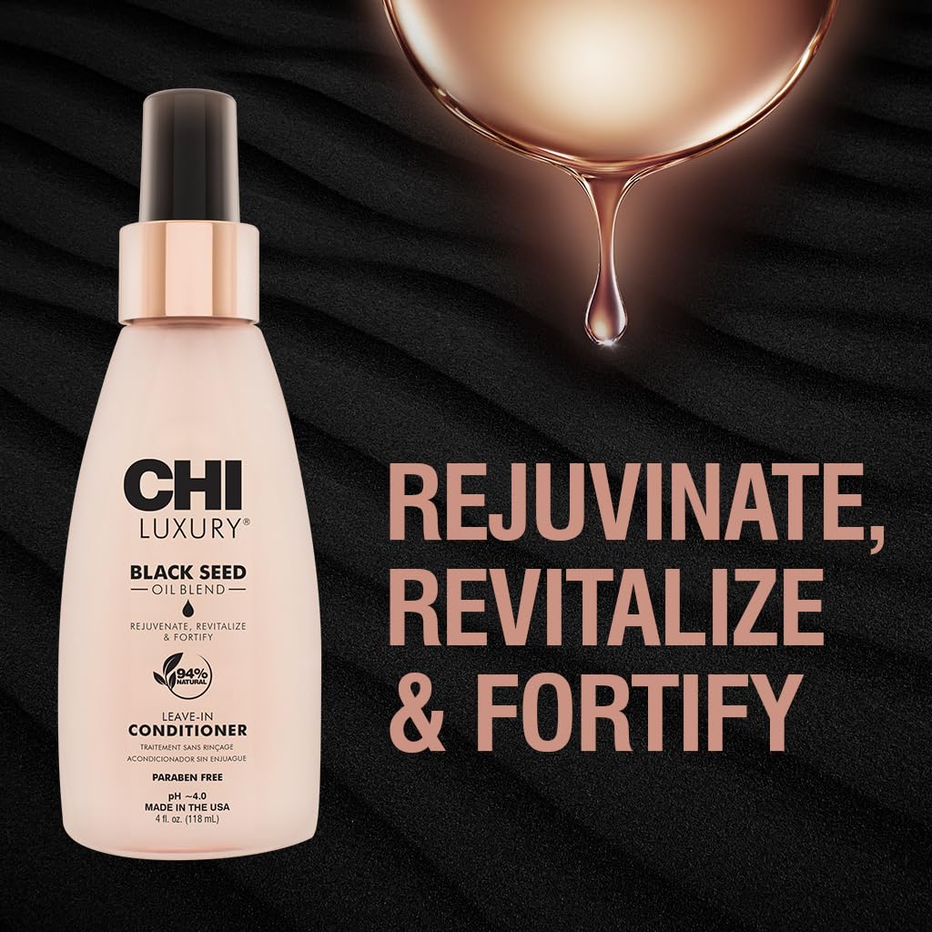 CHI spray misting on towel-damp hair demonstrating easy, even application