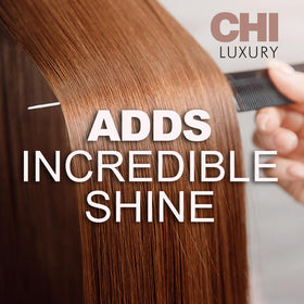 CHI applied by stylist in salon setting for professional styling benefits