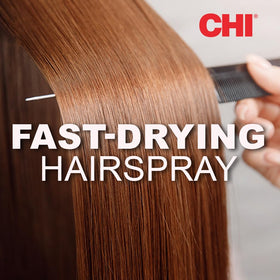 CHI texture spray in action on styled hair for added movement benefit