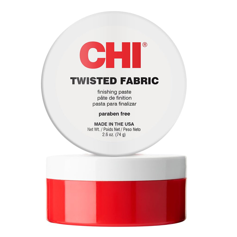 CHI Twisted Fabric front jar showing brand and product for clear recognition and styling benefit