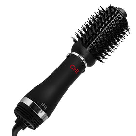 CHI volumizer front view showing tool and attachments, clear benefit for versatile styling