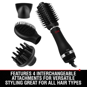 CHI volumizer oval volumizing brush close-up, lifts roots for fuller-looking hair