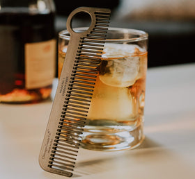 Chicago Comb hanging on hook highlighting tidy storage and quick access