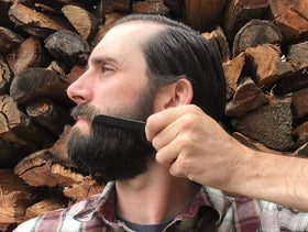 Chicago Comb Model 2 in pocket demonstrating compact size and travel convenience