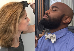 Chicago Comb Model 7 side profile demonstrating rigid spine and strength