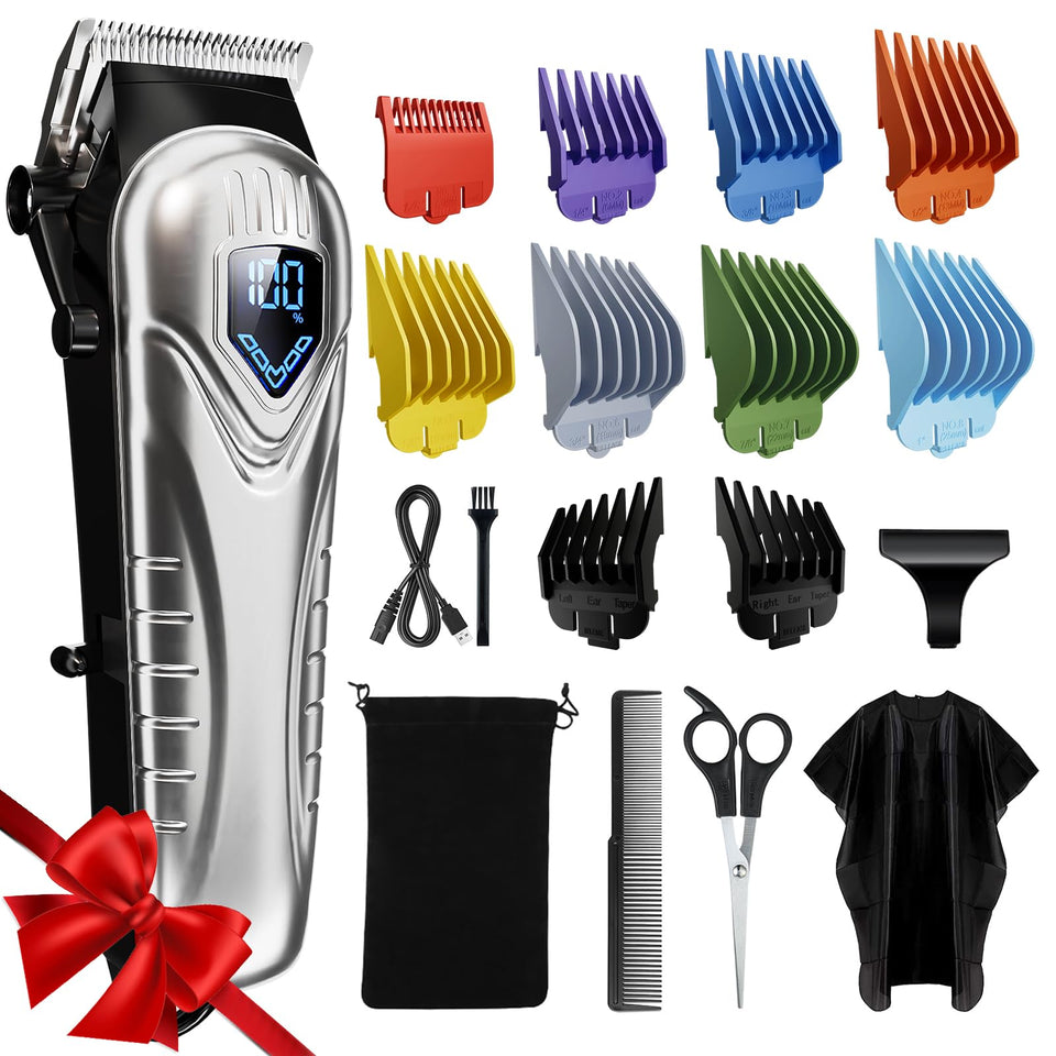 Chicclly front view of clippers showing sleek design and cordless benefit