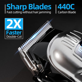 Chicclly LED display and controls showing battery level for convenient monitoring
