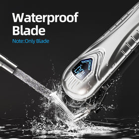 Chicclly textured metal shell detail highlighting professional look and durability