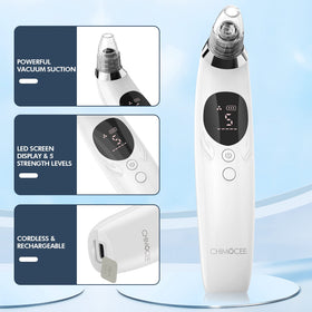 CHIMOCEE suction port and probe texture detail for effective extraction