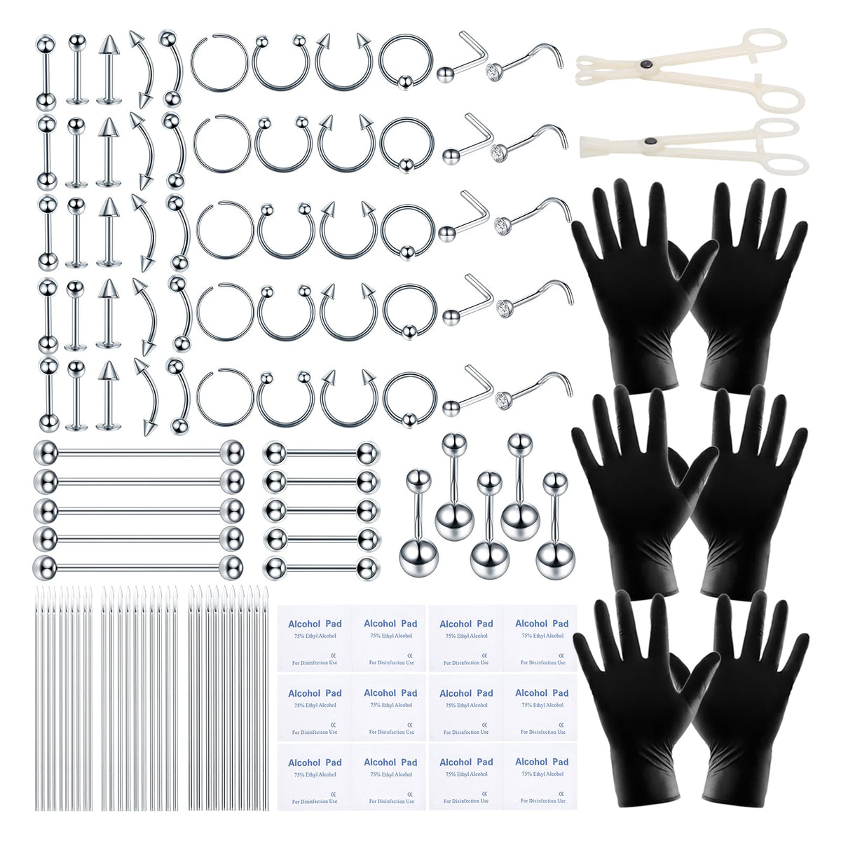 ChiMunllin front packaging showing full 120PCS kit and contents, easy selection benefit