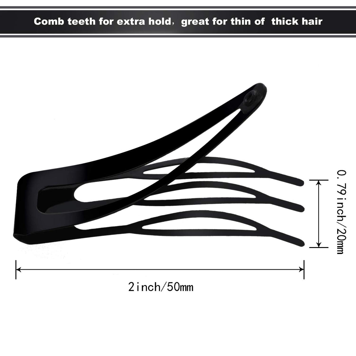 Chinco side profile snapped closed demonstrating firm hold and durability
