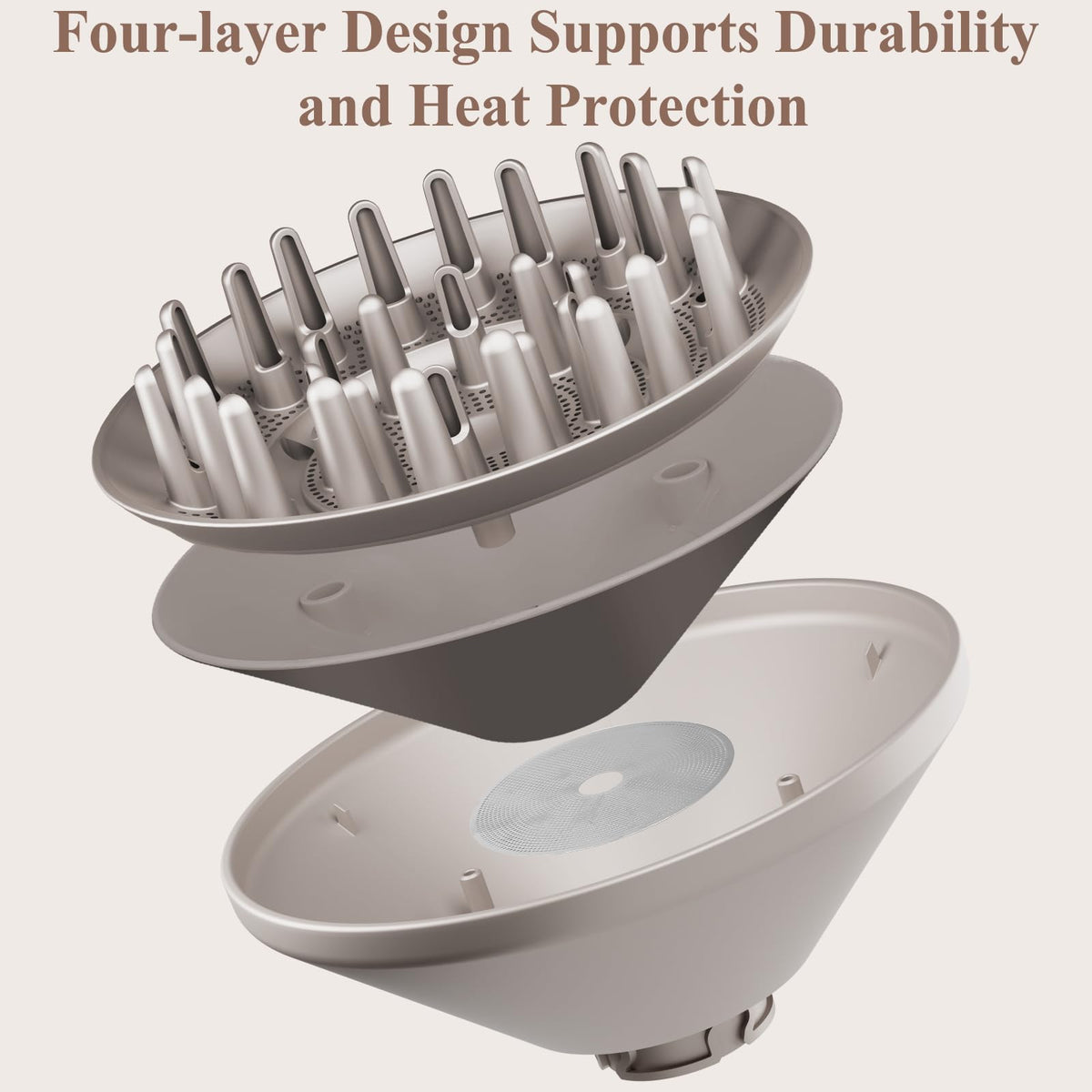 Chivixe diffuser next to ruler showing 6-inch size for quicker drying
