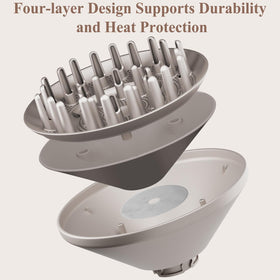 Chivixe diffuser next to ruler showing 6-inch size for quicker drying