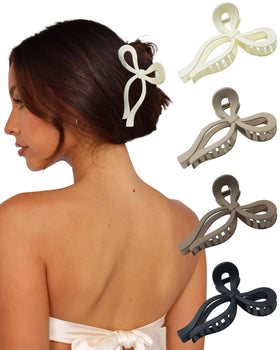 CHLINS bow clip front packaging showing four-color set and value