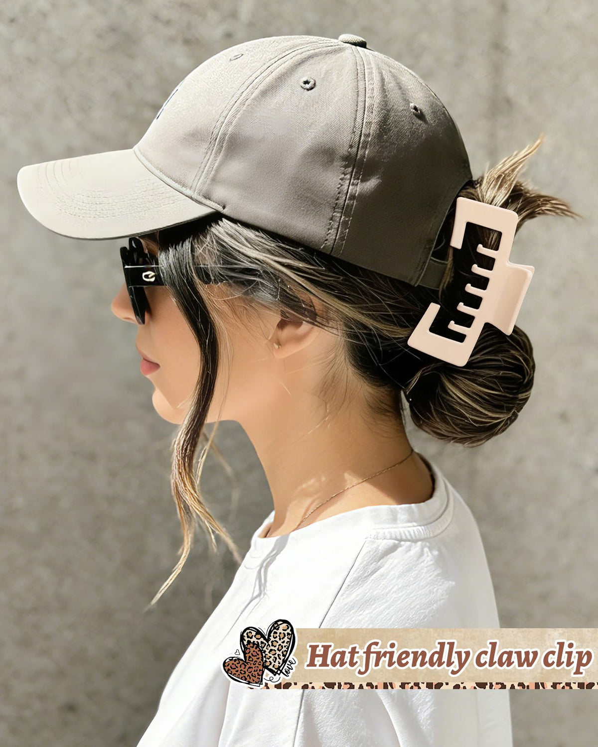 CHLINS clip inserted through cap strap demonstrating fit and hands-free comfort