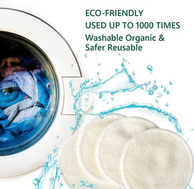 Chloven pads in bathroom routine demonstrating gentle cleansing and reusable savings