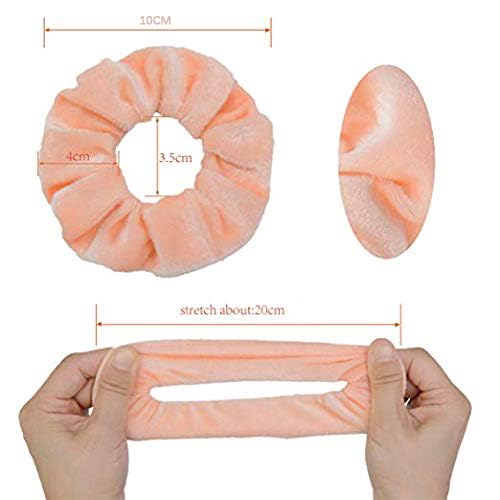 Chloven stack size comparison illustrating scrunchie scale and fit