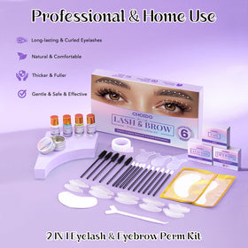 Choido lifestyle at-home vanity setup showing kit convenience and salon finish