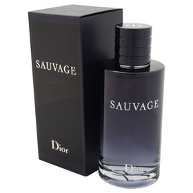 Christian Dior Sauvage in use sprayed on a wrist demonstrating fresh scent application and confidence