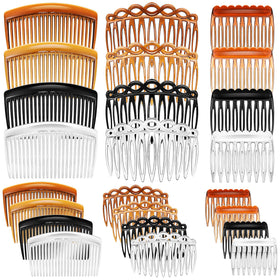 Chuangdi front view of 24-piece side comb pack, convenient assortment