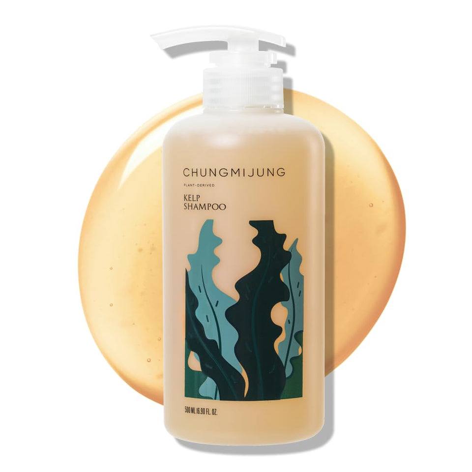 CHUNGMIJUNG front bottle view showing kelp shampoo and clear labeling benefit: recognizable packaging